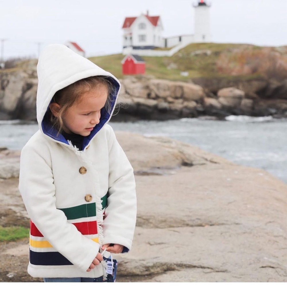 Classic Prep Adirondack Coat - Colorful Striped Hooded Jacket
